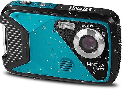 Minolta MN30WP 21 MP / 1080P HD Waterproof Digital Camera