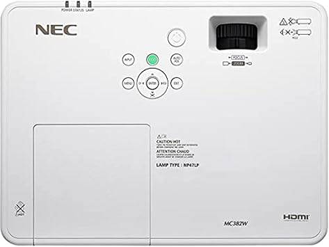 NEC Display NP-MC423W LCD Projector - 16:10 - White