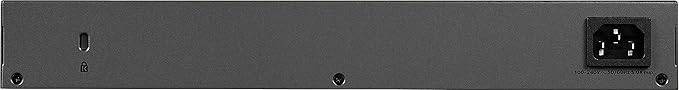 NETGEAR 10-port Gigabit Ethernet managed PoE switch with 8 PoE+ ports, 2 SFP ports, desktop or rackmount setup.