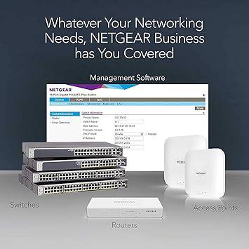 NETGEAR 48-Port Gigabit Ethernet Smart Managed Pro Switch (GS748T) - with 4 x 1G SFP, Desktop/Rackmount, and ProSAFE Lifetime Protection