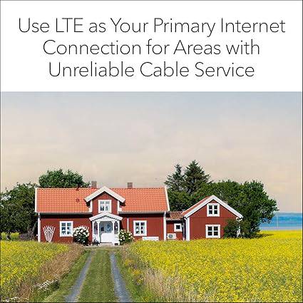 NETGEAR 4G LTE Broadband Modem (LM1200) – Use LTE as a Primary Internet Connection or Failover Solution for Always-On WiFi Certified with AT&T, T-Mobile and Verizon - LM1200
