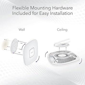 NETGEAR Cloud Managed Wireless Access Point (WAX630) - WiFi 6 Dual-Band AX6000 Speed | Up to 600 Client Devices | 802.11ax | Insight Remote Management | PoE++ Powered or AC Adapter (not Included)