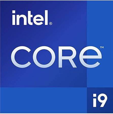 Intel Core i9-12900K desktop processor with 16 cores, up to 5.2 GHz, LGA1700 socket, shown with heatsink and motherboard slot