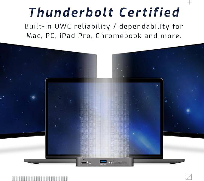 OWC 5 Port Thunderbolt Hub - 60W Charging, Thunderbolt 4, USB 3.2, Compatible with Macs and PCs - OWCTB4HUB5P