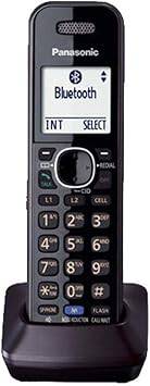 Panasonic KX-TGA950B accessory 2-line handset for KX-TG954X cordless phone system, black and ergonomic design.