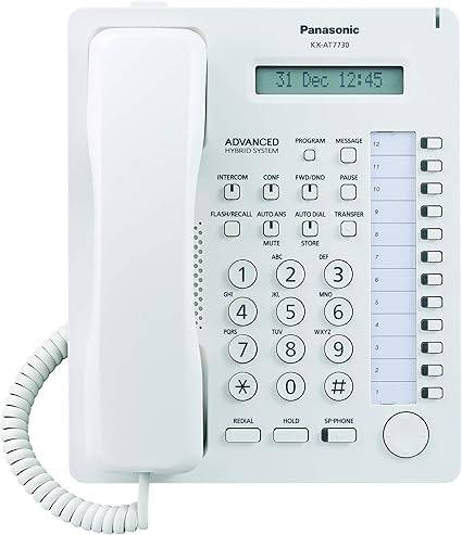 Panasonic KX-T7730 Telephone White -  KX-T7730