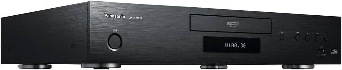 Panasonic Reference-Class 4K Blu Ray Player, UHD Blu Ray DVD Player with HDR10+ & Dolby Vision Playback, THX Certified, Hi-Res Sound, 4K VOD Streaming, Works with Alexa, DP-UB9000P1K (Black)
