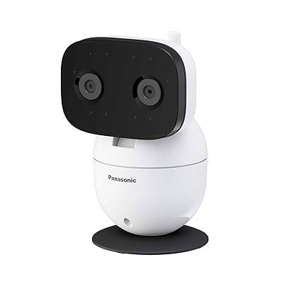 Panasonic Video Baby Monitor with Remote Pan/Tilt/Zoom, Extra Long Range, Secure Connection and Portable, 2 Way Talk & Lullaby or Noises – Add-On Camera - KX-HNC301W