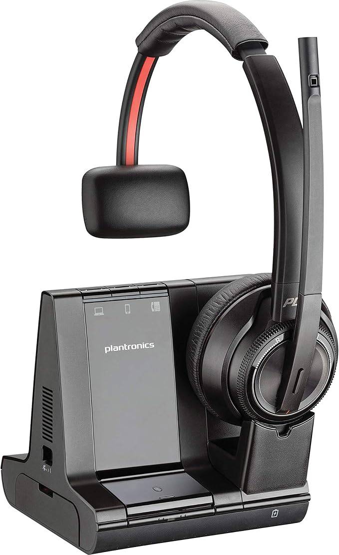 Plantronics 207309-01 Savi 8200 Series Wireless DECT Headset System Voip Phone and Device Brand: Plantronics 3.6 3.6 out of 5 stars    61 ratings
