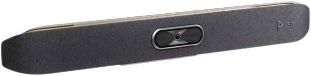 Poly - Studio X50 (Polycom) with TC8 Touch Controller - 4K Video & Audio Bar - Conferencing System for Mid-Size Meeting Rooms - Works with Teams, Zoom & More