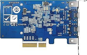 QNAP QXG-10G2T-X710 two-port 10GbE network card with SR-IOV, iSCSI, and support for multiple virtual disk modes