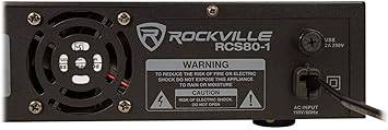 Set of four Rockville Commercial 70V white 5-inch ceiling speakers, ideal for restaurants, bars, and cafes.