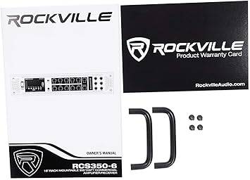 Rockville RCS350-6 350 Watt 6 Zone 70V Commercial/Restaurant Amplifier/Bluetooth - RCS350-6