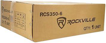 Rockville RCS350-6 350 Watt 6 Zone 70V Commercial/Restaurant Amplifier/Bluetooth - RCS350-6