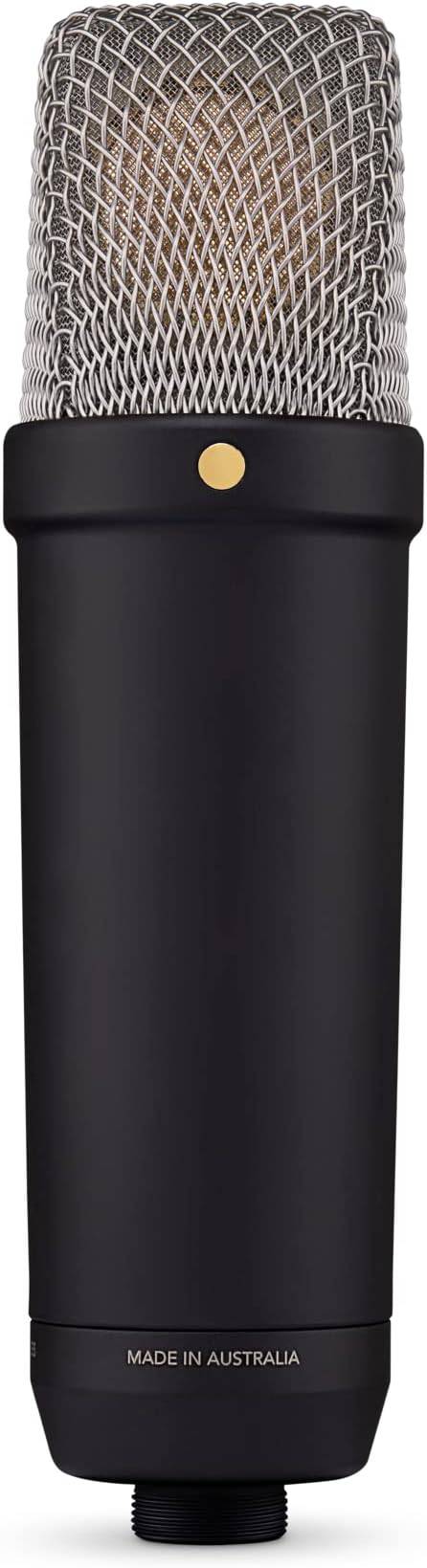 Rode NT1 5th Generation Condenser Microphone with SM6 Shockmount and Pop Filter - Black