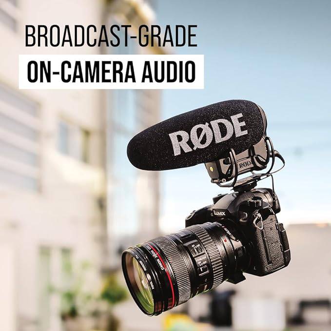 Rode VideoMic Pro+ Compact Directional On-Camera Shotgun Condenser Microphone - VMP+