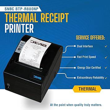SAM4s BTP-R880NP Thermal, Serial/USB Receipt Print CRS132040 - BTP R880NP