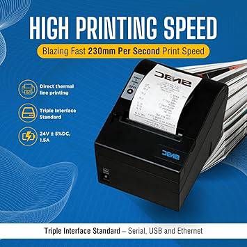 SAM4s BTP-R880NP Thermal, Serial/USB Receipt Print CRS132040 - BTP R880NP