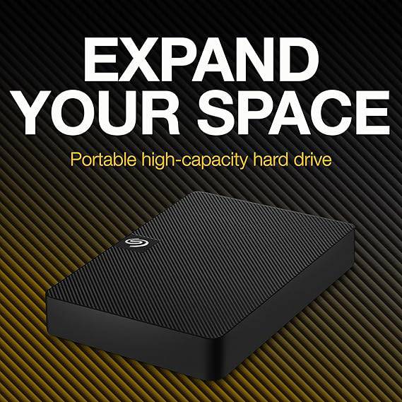 Seagate Expansion portable 4TB External Hard Drive HDD - 2.5 Inch USB 3.0, for Mac and PC with Rescue Data Recovery Services (STKM4000400)