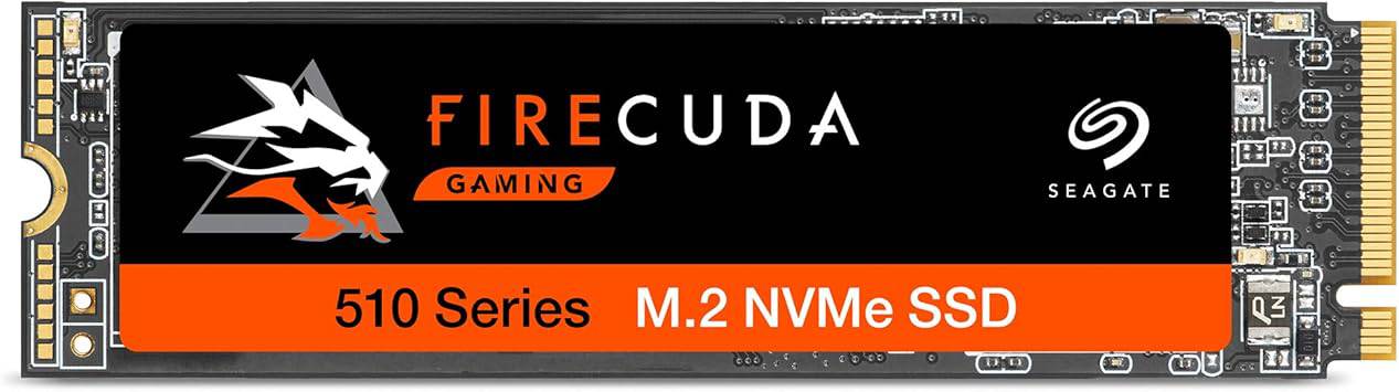 Seagate FireCuda 510 250GB NVMe M.2 SSD for gaming PCs, laptops, and desktops with high-speed PCIe Gen3 x4 technology.