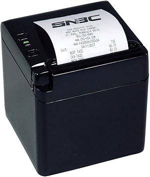 SNBC BTP-S80 thermal receipt printer with serial, USB, Ethernet interfaces and top or front paper exit, new model.