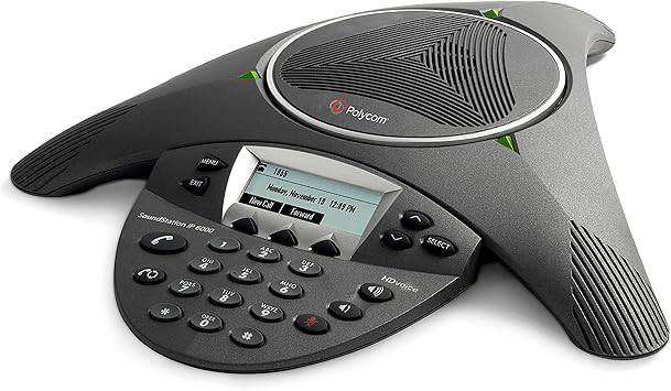 My Store Soundstation IP6000 SIP conference phone with 802.3af PoE for clear, professional conference calls.