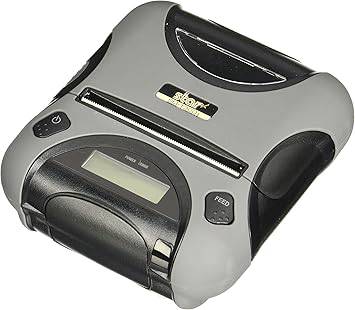 Star Micronics SM-T300I-DB50 portable receipt printer with Bluetooth, serial, tear bar, and included power supply for iOS, Android, Windows.