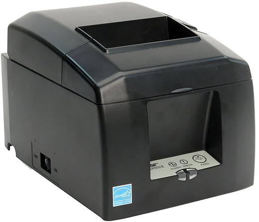 Star Micronics TSP654IIC Parallel Thermal Receipt Printer with Auto-Cutter and External Power Supply - Gray - 39449470