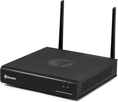 Swann SWNVW-GUAEYE-CL 1080p Wireless Monitoring System with 2X WiFi Cameras, Black - SWNVW-GUAEYE-CL