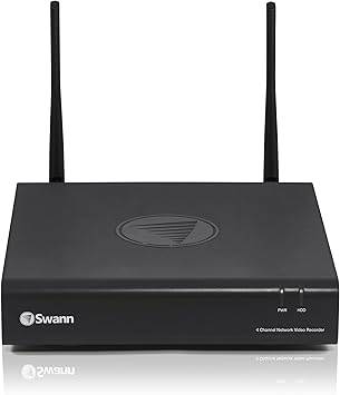 Swann SWNVW-GUAEYE-CL 1080p Wireless Monitoring System with 2X WiFi Cameras, Black - SWNVW-GUAEYE-CL