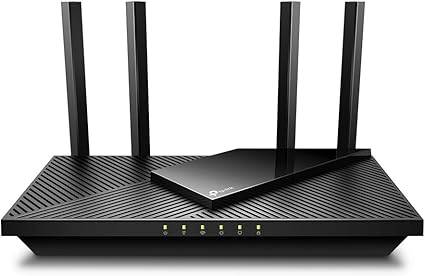 TP-Link AX1800 WiFi 6 Router Archer AX21 with dual-band wireless internet, gigabit ports, Easy Mesh, and Alexa compatibility.