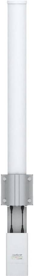 Ubiquiti Airmax Omni AMO-2G10 10dBi 2.4 GHz Rocket antenna kit for wireless networking, displayed on a plain background.