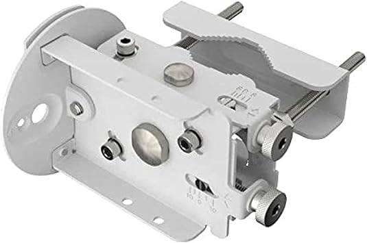Ubiquiti Networks 60G Precision Alignment Mount 60G-PM in white for airFibe and airMAX antennas, displayed on a plain background.