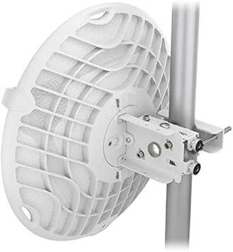 Ubiquiti Networks 60G Precision Alignment Mount 60G-PM in white for airFibe and airMAX antennas, displayed on a plain background.