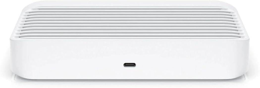 Ubiquiti Networks UniFi Flex XG, High Performance Compact Managed Layer 2 Multi-Gigabit Switch, 1 x GbE PoE+ RJ45 Input, 4 x 10 GbE RJ45 Ports, White - USW-Flex-XG
