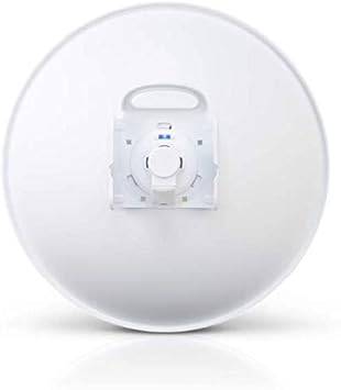 Ubiquiti PowerBeam ac Gen2 high-performance airMAX ac bridge mounted outdoors for long-range wireless networking.