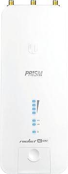 Ubiquiti Rocket AC Prism Gen2 5GHz wireless access point with high-gain antenna for long-range Wi-Fi connectivity