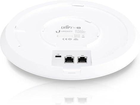 Ubiquiti UAP-AC-HD-5 5-pack of high-density Wi-Fi access points showing the sleek, white unit with antennas.