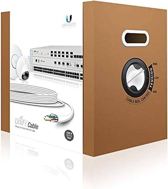 Ubiquiti UC-C6-CMR indoor Ethernet cable with Category unifiable design, suitable for high-speed wired network connections.