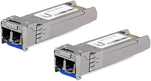 Ubiquiti UF-SM-10G-S SFP+ single-mode fiber module 2-pack, compact network interface modules for high-speed fiber connections