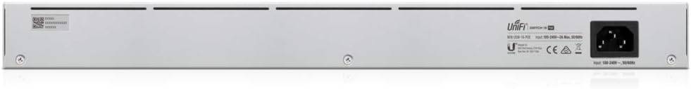 Ubiquiti UniFi 16-Port 802.3at PoE Gigabit Switch with SFP ports for network expansion and power over Ethernet.