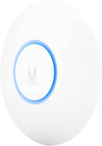 Ubiquiti UniFi 6 Lite WiFi 6 access point with dual-band radios, compact design, white color, and PoE adapter required.