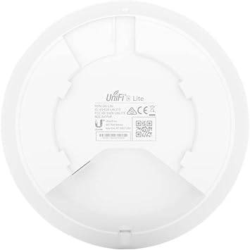 Ubiquiti UniFi 6 Lite Access Point, WiFi 6 Access Point, Dual Band 5GHz and 2.4GHz Radios, Compact Wireless Access Point, PoE Adapter Required - White - U6-Lite-US