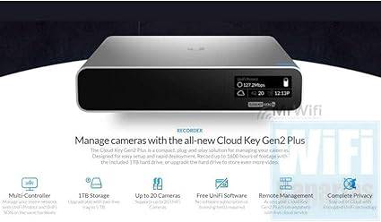 Ubiquiti UniFi Cloud Key Gen2 Plus (UCK-G2-PLUS), Single,dual band - UCK-G2-PLUS