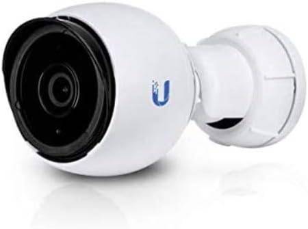 Ubiquiti UniFi Protect G4-Bullet Security Cameras 3-pack, 4 MP white indoor security cameras with wide-angle lens.