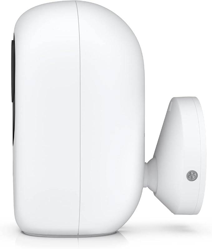 Ubiquiti UniFi Protect G4 Instant Camera, Weatherproof, 5MP, Built-in Speaker and Microphone for Two-Way Audio, Compact, Wide-Angle, Wi-Fi Connected, Night Mode, White - UVC-G4-INS-US