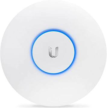 Ubiquiti UniFi UAP AC PRO wireless access point with dual-band Wi-Fi and 2xGbE ports, supporting PoE+ for reliable network connectivity.