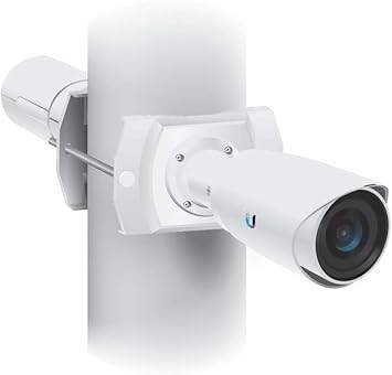 Ubiquiti Uvc-pro-m metal pole mount for surveillance camera, adjustable bracket for outdoor security camera installation