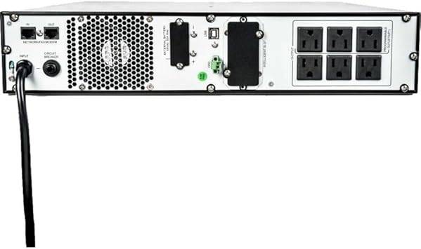 Vertiv Liebert 3000VA line-interactive UPS with LCD display, pure sine wave, 2U rackmount or tower, supports active PFC, 120V.