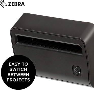 Zebra cutter attachment for ZD420d and ZD620d thermal desktop printers, field-installable, shown on a printer with cutting mechanism